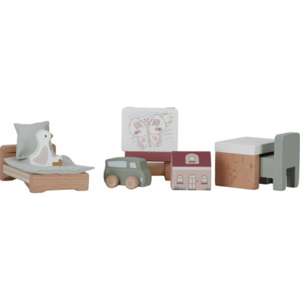 Avis Set de 7 pièces de chambre d'enfant pour maison de poupée FSC LITTLE DUTCH 1