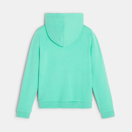 Avis Sweat zippé à capuche turquoise fille OKAIDI 4