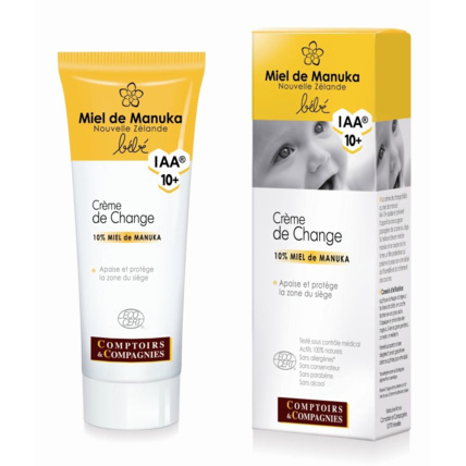 Avis Crème de change bébé Bio 10% Miel de Manuka IAA 10+ COMPTOIRS ET COMPAGNIES 1