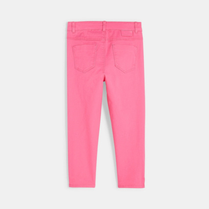 Avis Pantacourt skinny à motif sequins rose fille OKAIDI 4