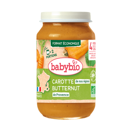 Avis Carotte de nos régions Butternut de Provence Babybio 1