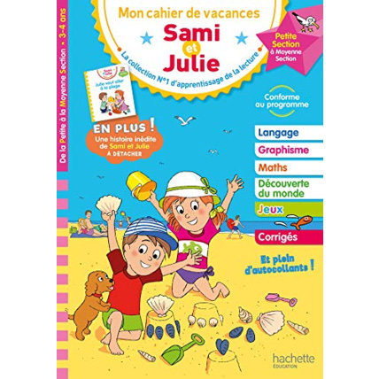 Avis Sami et Julie - De la Petite à la Moyenne Section - Cahier de vacances 2023 Hachette Éducation 1