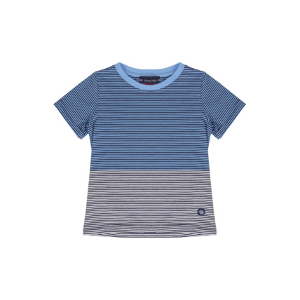 Avis T-shirt rayé Kids - coton - Lobelia/Marine Deep/Milk ARMOR-LUX 1