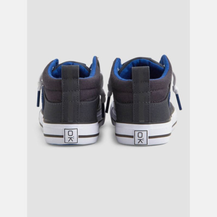 Avis Baskets mid en toile grises garçon OKAIDI 4