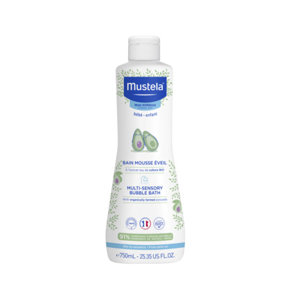 Avis Bain mousse éveil à l'avocat bio Mustela 1