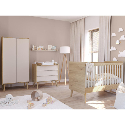 Avis Chambre Trio Vintage Lit bébé + Commode + Armoire VOX 2