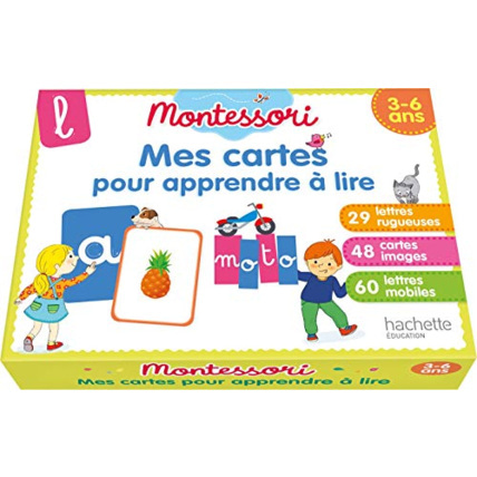 Avis MONTESSORI Mes cartes pour apprendre à lire 3-6 ans Hachette Éducation 1