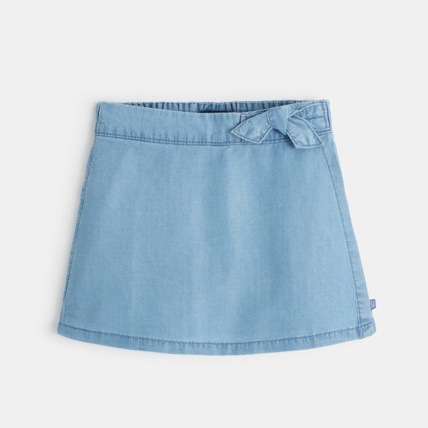 Avis Jupe-short portefeuille bleue fille OKAIDI 2