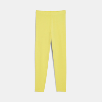 Avis Leggings unis jaune fille OKAIDI 1