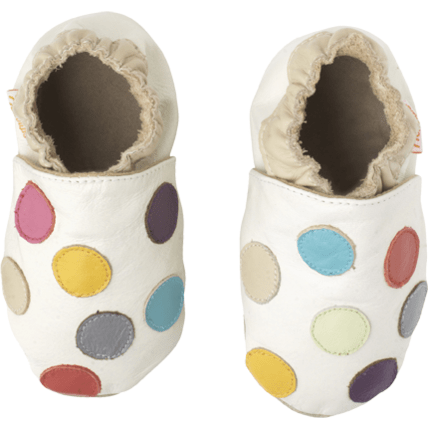 Avis Chaussons cuir souple Pois TICHOUPS 1