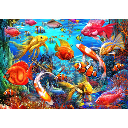 Avis Puzzle Tropical Fish BLUEBIRD PUZZLE 1