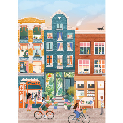 Avis Puzzle Nine Streets, Amsterdam PIECES & PEACE 1