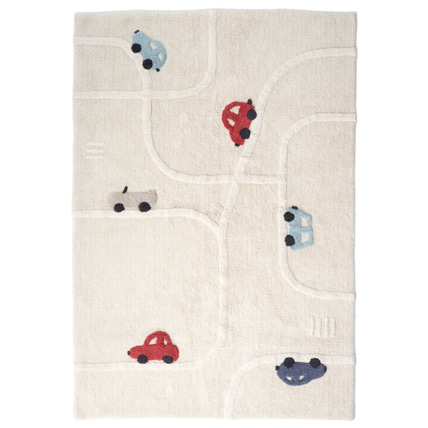 Avis Tapis Chambre Enfant | Rectangulaire Voitures Petite Amélie 1