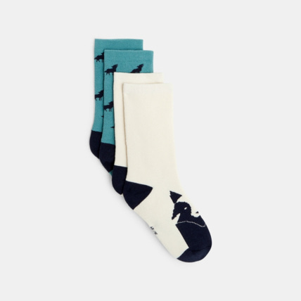 Avis Chaussettes fantaisie (lot de 2) bleues garçon OKAIDI 1