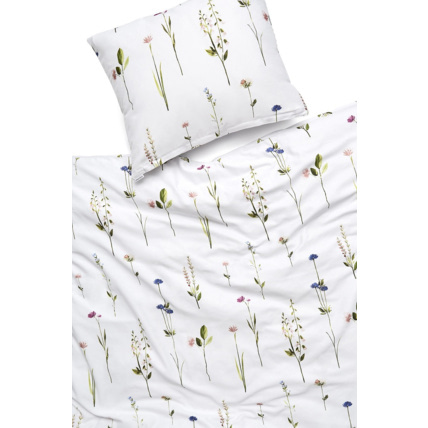 Avis Housse de couette en satin de coton - Bleuets Mon Lit Cabane 3