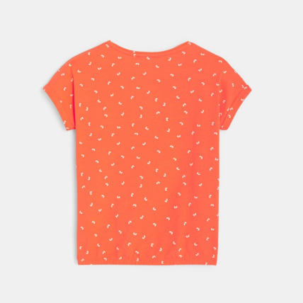 Avis T-shirt coloré original Coconut orange fille OKAIDI 3