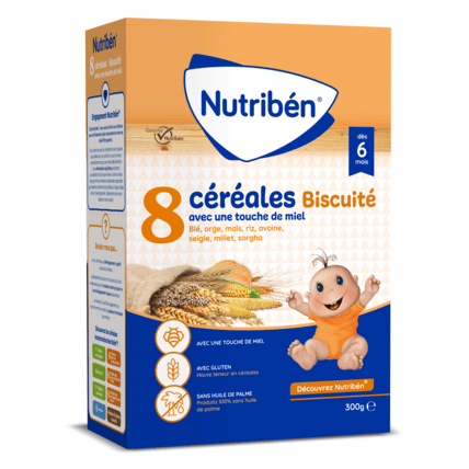 Avis 8 céréales et miel biscuité Nutribén ® 1