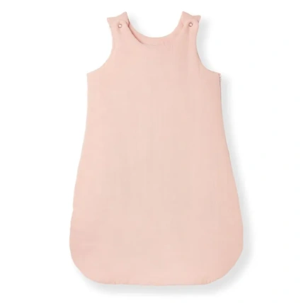 Avis Gigoteuse été en gaze de coton bio rose poudre LUCIOLE ET CIE 1