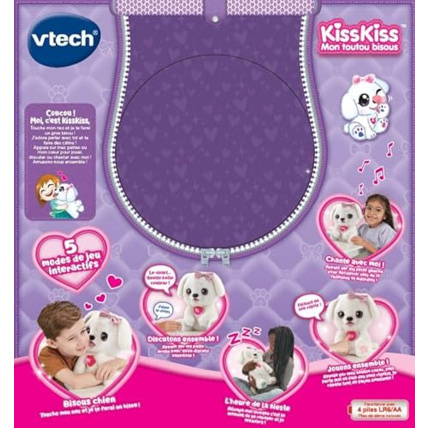 Avis Peluche interactive KissKiss, Mon toutou bisous VTech 6