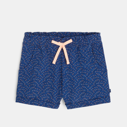 Avis Short en jersey imprimé bleu fille OKAIDI 1