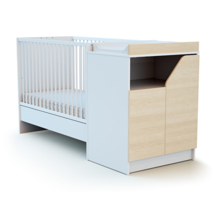 Avis Combiné lit bébé évolutif en bois CARNAVAL AT4 1