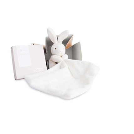 Avis Doudou et Compagnie Lapin Mouchoir boite Fleur DOUDOU ET COMPAGNIE 1