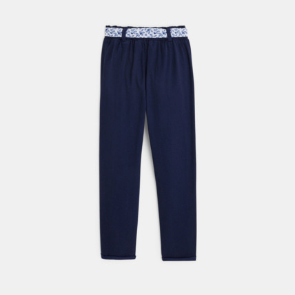 Avis Pantalon à pinces ceinturé bleu fille OKAIDI 4