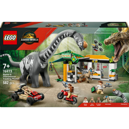 Avis La poursuite du vélociraptor et du titanosaure Jurassic World LEGO 1