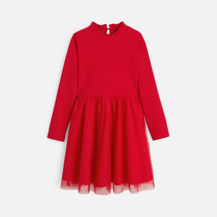 Avis Robe tutu à paillettes rouge fille OKAIDI 1