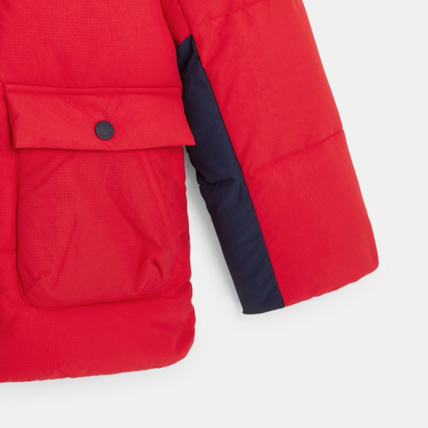 Avis Blouson doudoune à capuche rouge garçon OKAIDI 4