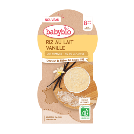Avis Riz au lait Vanille Bio Babybio 1