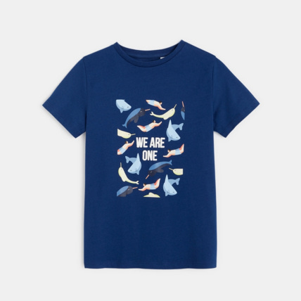 Avis T-shirt Surfrider "we are one" bleu garçon OKAIDI 2