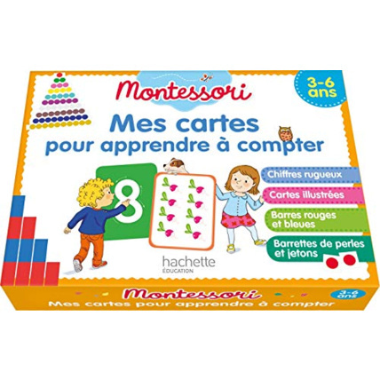 Avis MONTESSORI Mes cartes pour apprendre à compter 3-6 ans Hachette Éducation 1