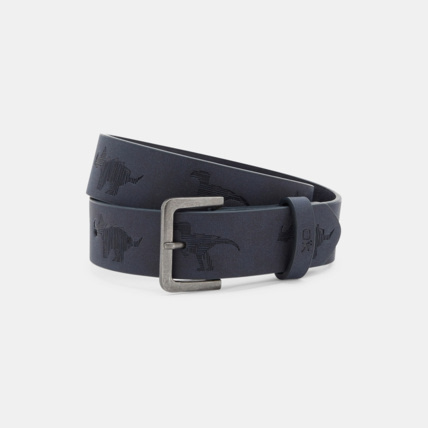 Avis Ceinture en faux cuir à motifs bleu garçon OKAIDI 1