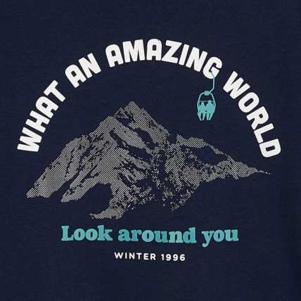 Avis T-shirt à message bleu garçon OKAIDI 2