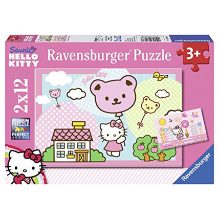 Avis Puzzle - Hello Kitty s'envole - 2x12 pièces RAVENSBURGER 1