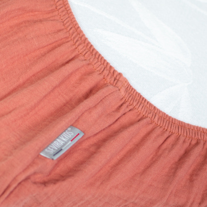 Avis Drap housse uni en gaze de coton Sevira Kids 7
