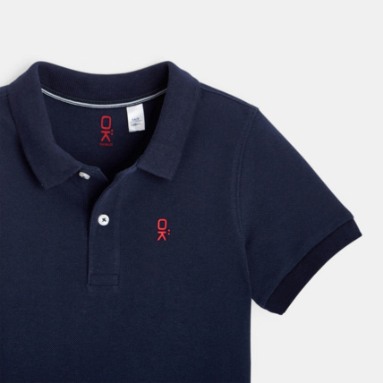 Avis Polo classique bleu garçon OKAIDI 2