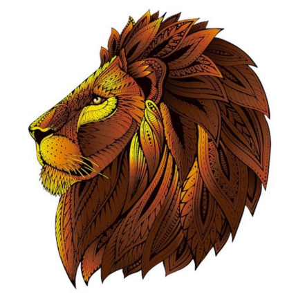 Avis Rainbow Wooden Puzzle LION Eureka 2