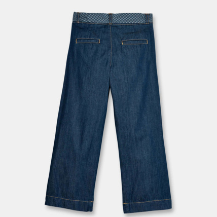 Avis Jean large ceinturé bleu fille OKAIDI 2