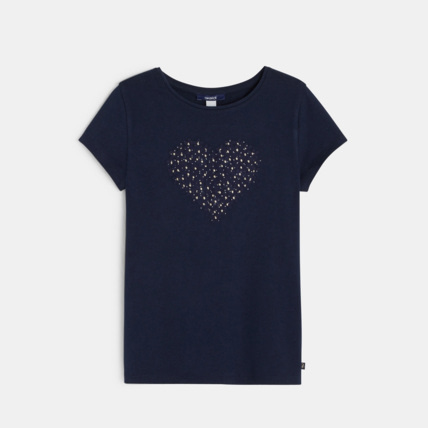 Avis T-shirt fantaisie bleu fille OKAIDI 1