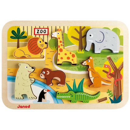 Avis Puzzle encastrement Chunky Zoo JANOD 2