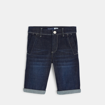 Avis Bermuda en jean bleu garçon OKAIDI 1