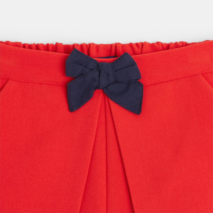 Avis Short chic avec nœud papillon rouge fille OKAIDI 3