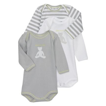 Avis Lot de 3 bodies manches longues blanc  Petit Bateau 1
