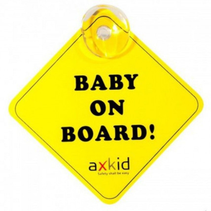 Avis Panneau ventouse "Bébé à bord" Axkid 1