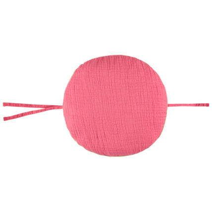 Avis Coussin décoratif rond en tétra modulable en tour de lit ou de parc Prémaman 4