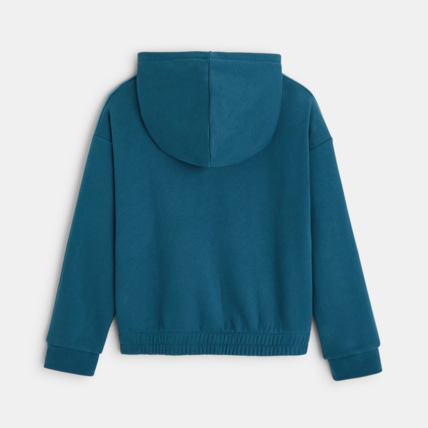 Avis Sweat-shirt à capuche bleu fille OKAIDI 4