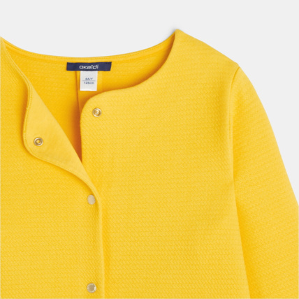 Avis Sweat uni jaune fille OKAIDI 2