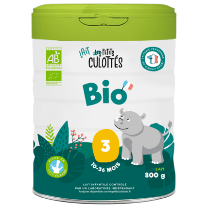 Avis Lait de croissance Bio 3ème âge de 10 à 36 mois Les Petits Culottés 1
